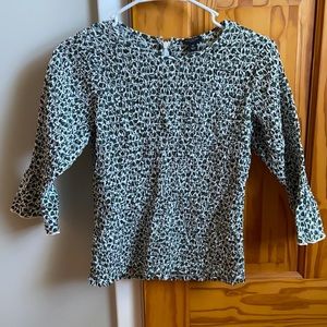 Ann Taylor - Blouse with Ivy Details - XXS